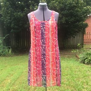 Jessica Simpson reversible tribal print dress.